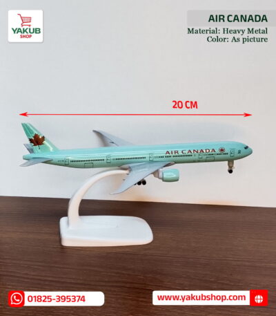 Air Canada Model Plane,Air Canada Metal Model 20cm,Diecast Airplane BD,Heavy Metal Plane Showpiece,Travel Agency Desk Decor,Aviation Gift Bangladesh,Air Canada Souvenir,Plane Model Shop Mirpur 10,Yakub Shop Plane Collection,Metal Aircraft Model,Corporate Gift Items BD,Miniature Plane for Kids,